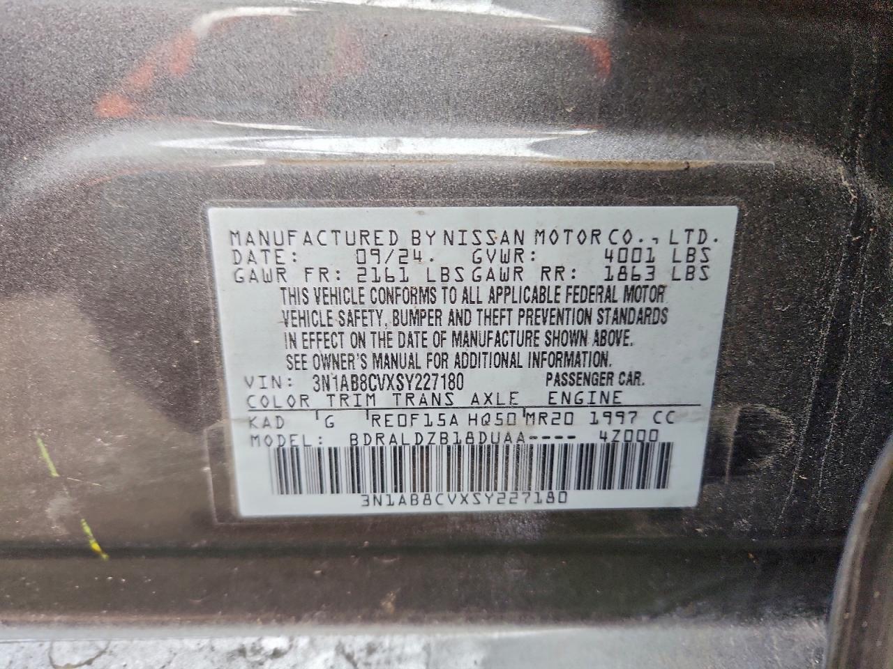 2025 NISSAN SENTRA SV photo 13