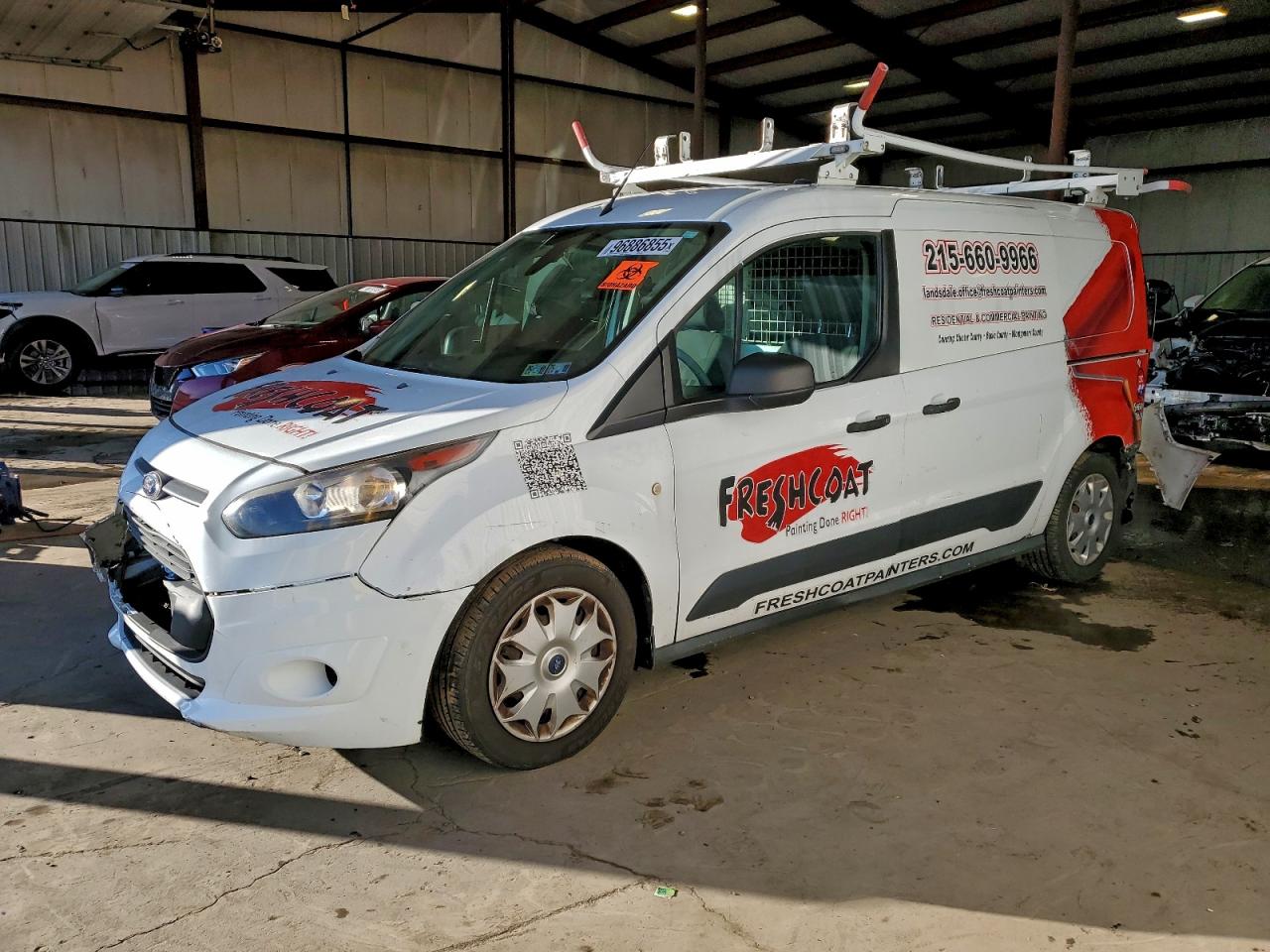 2015 FORD TRANSIT CONNECT XLT — REAR END damage — photo 1