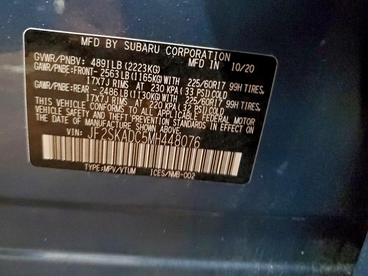 2021 SUBARU FORESTER photo 13
