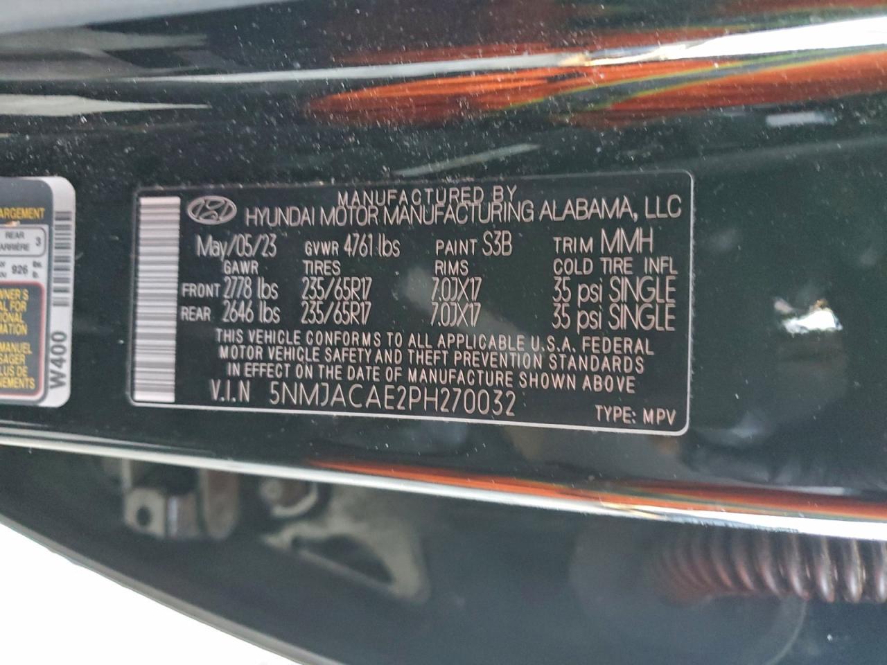 2023 HYUNDAI TUCSON SE photo 13