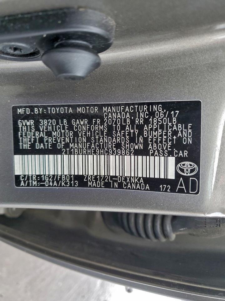 2017 TOYOTA COROLLA L photo 37