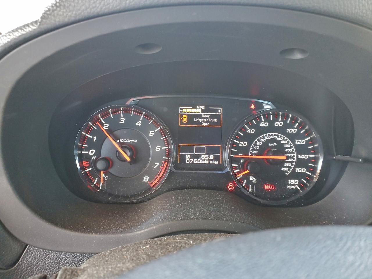 2018 SUBARU WRX photo 9