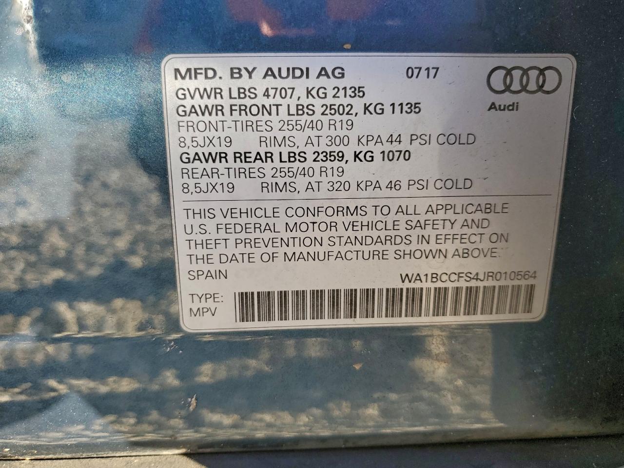 2018 AUDI Q3 PREMIUM photo 12