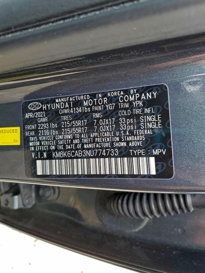 2022 HYUNDAI KONA SEL photo 13