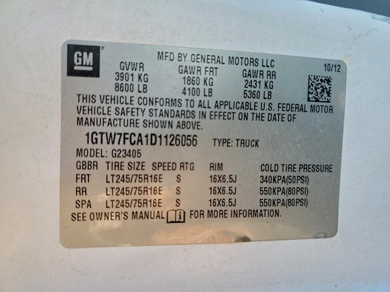 2013 GMC SAVANA G2500 photo 27
