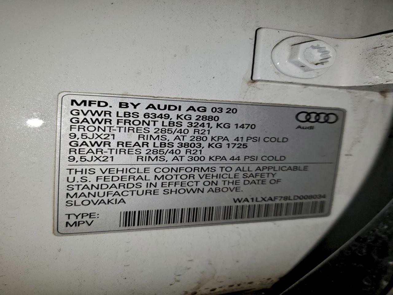 2020 AUDI Q7 PREMIUM PLUS photo 25