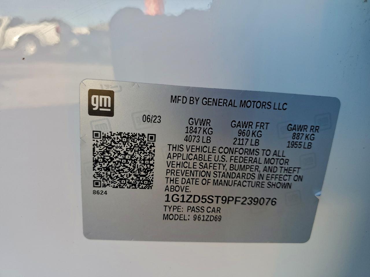 2023 CHEVROLET MALIBU LT photo 12