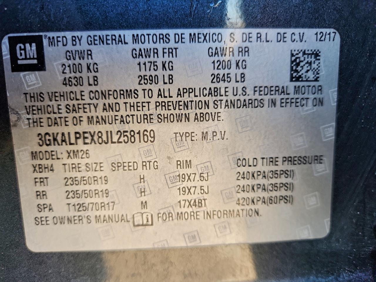 2018 GMC TERRAIN SLT photo 12
