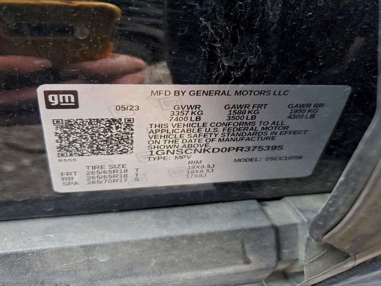 2023 CHEVROLET TAHOE C1500 LT photo 40