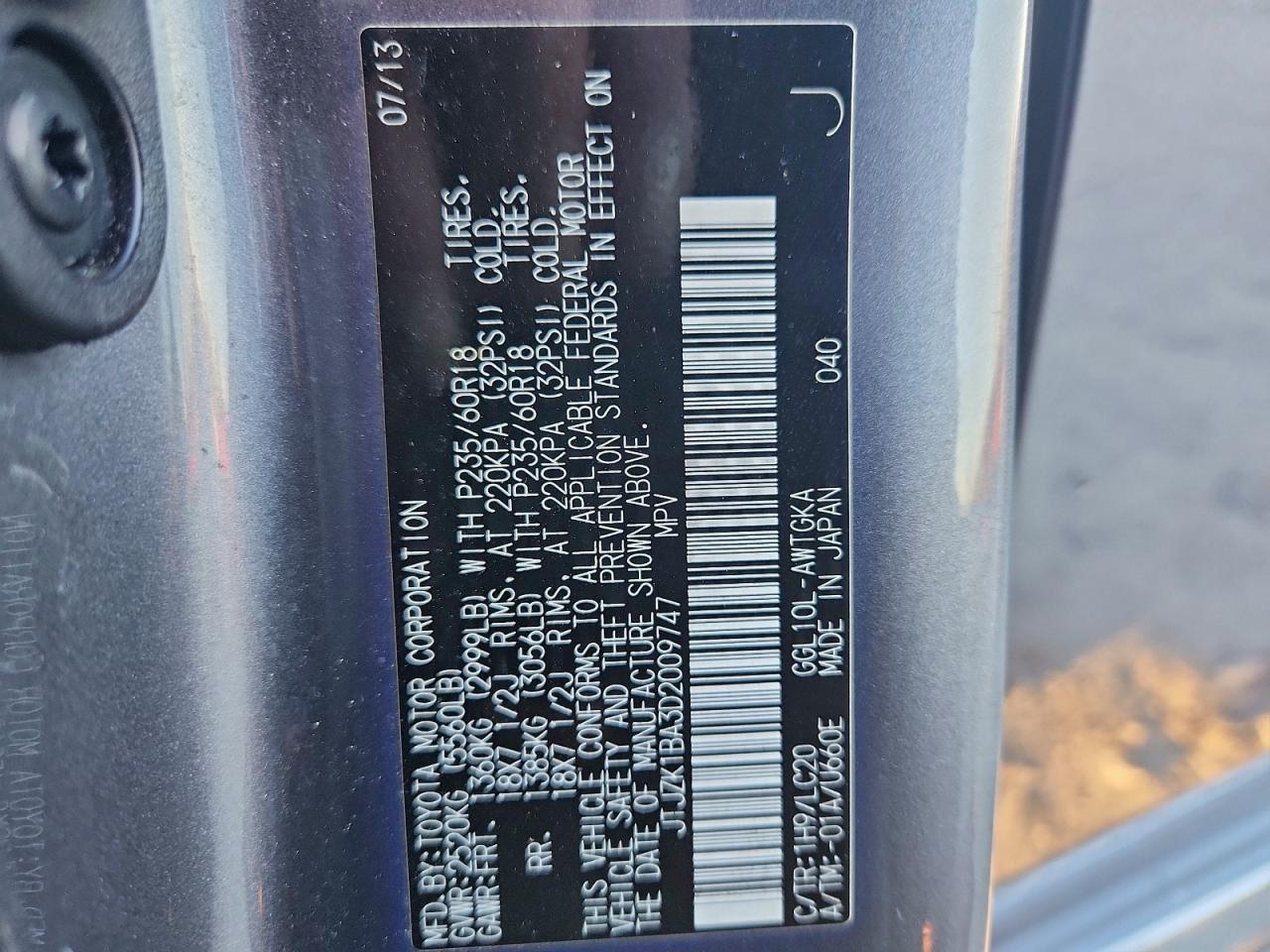 2013 LEXUS RX 350 photo 13