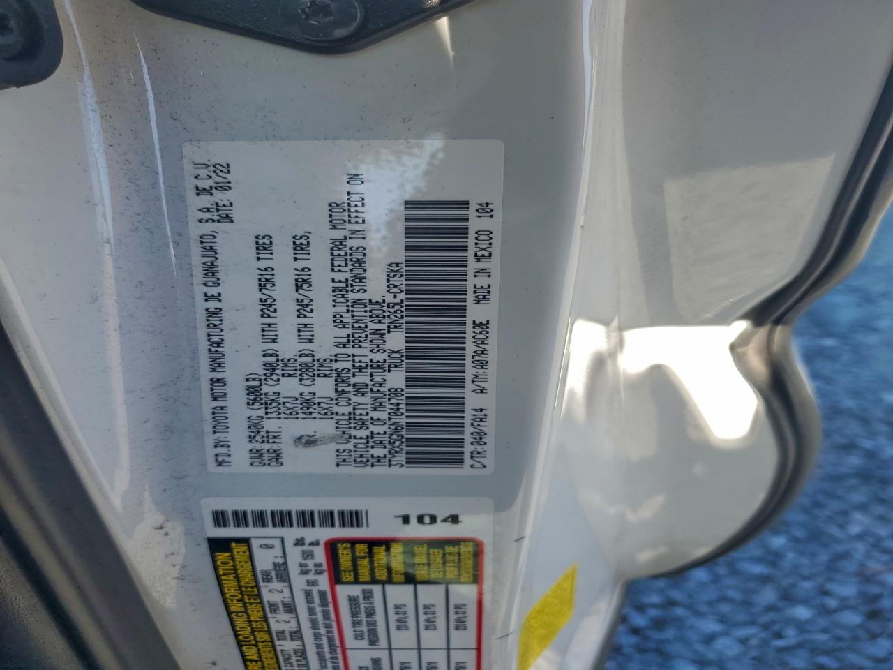 2022 TOYOTA TACOMA ACCESS CAB photo 23
