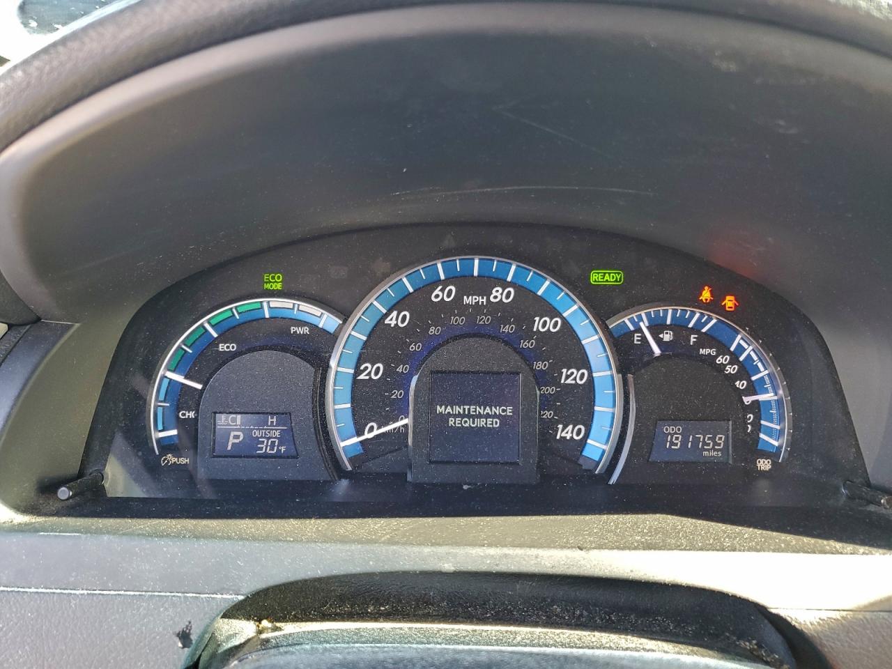 2014 TOYOTA CAMRY HYBRID photo 9