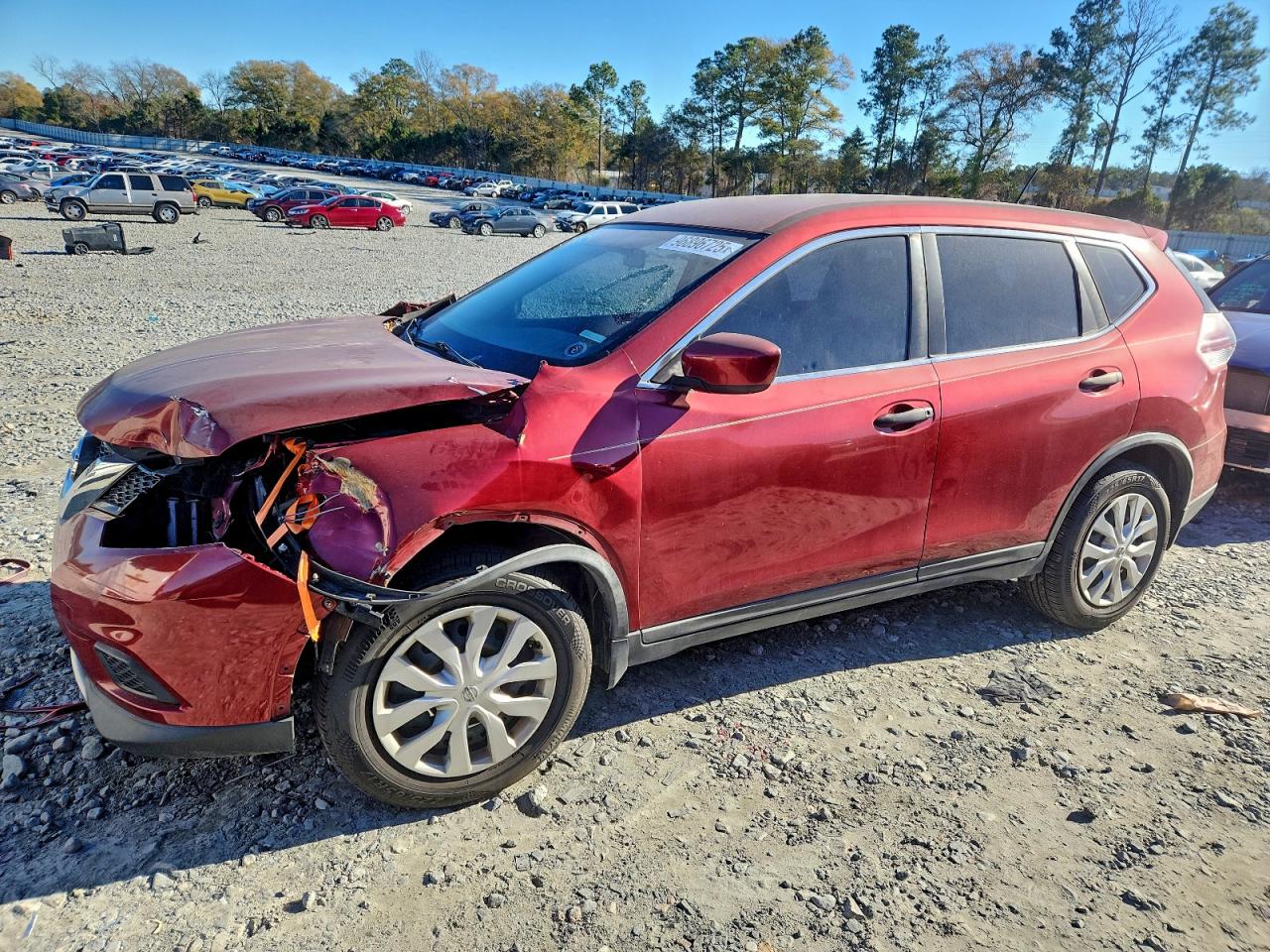 2016 NISSAN ROGUE S — FRONT END damage — photo 1