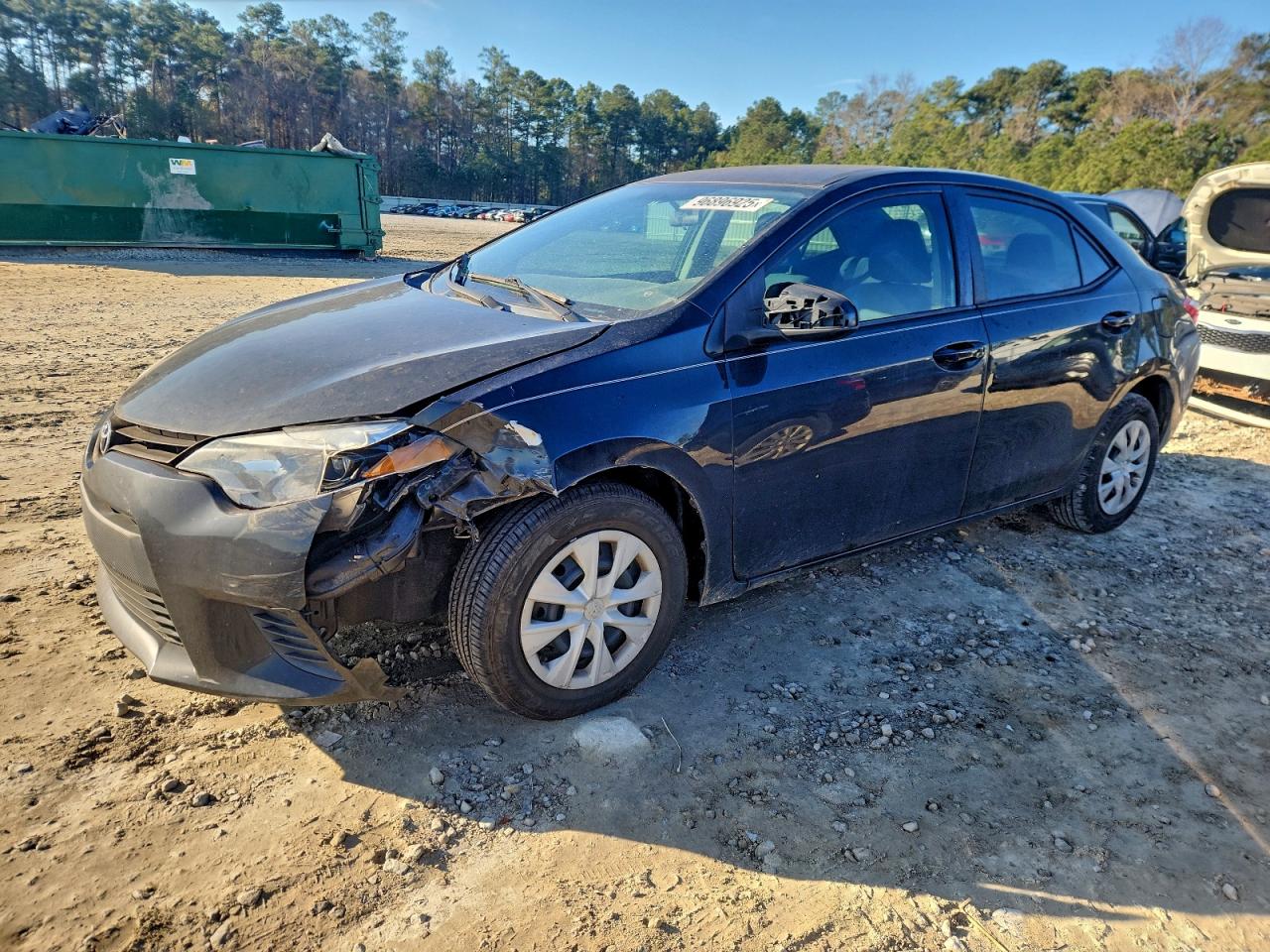 2015 TOYOTA COROLLA L — FRONT END damage — photo 1