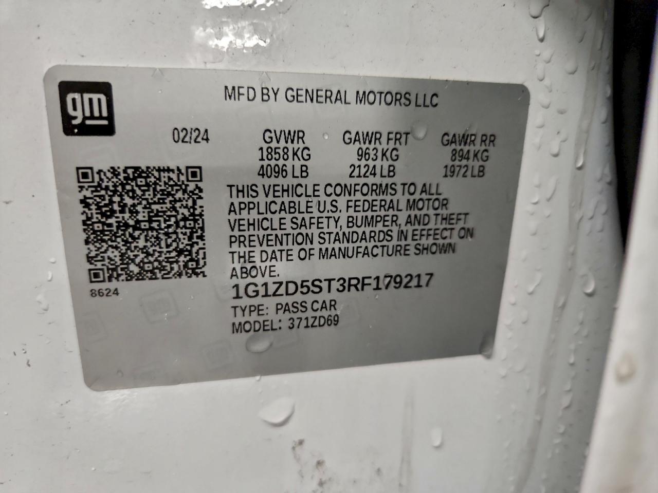 2024 CHEVROLET MALIBU LT photo 13