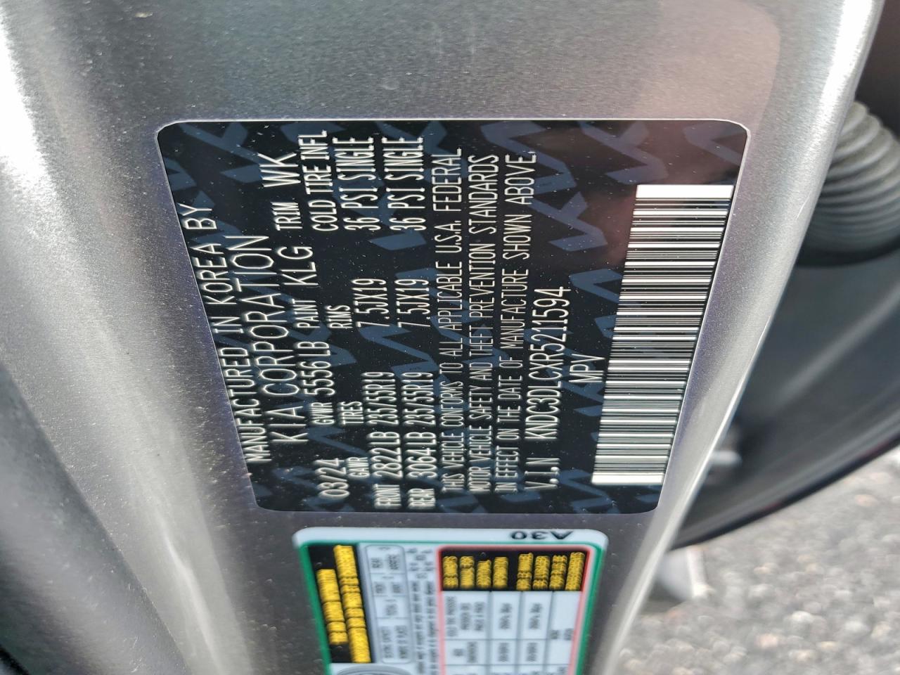 2024 KIA EV6 LIGHT photo 12