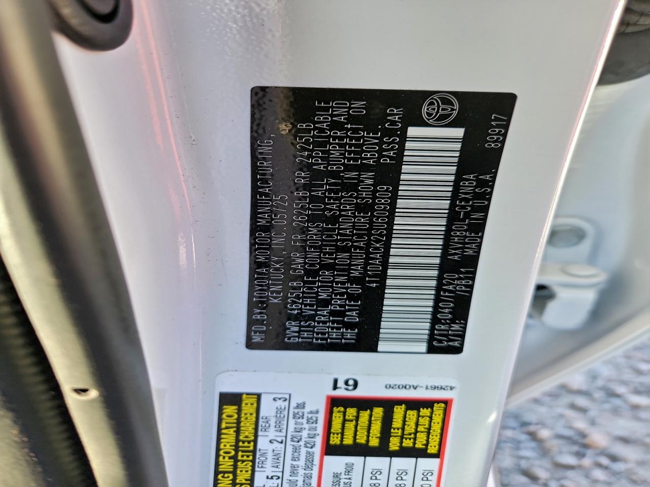 2025 TOYOTA CAMRY XSE photo 25