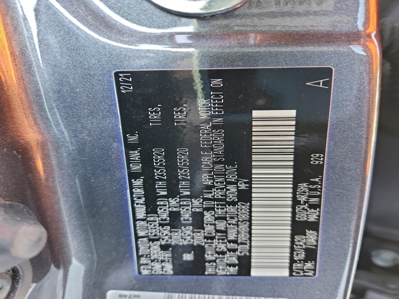 2022 TOYOTA HIGHLANDER XSE photo 13