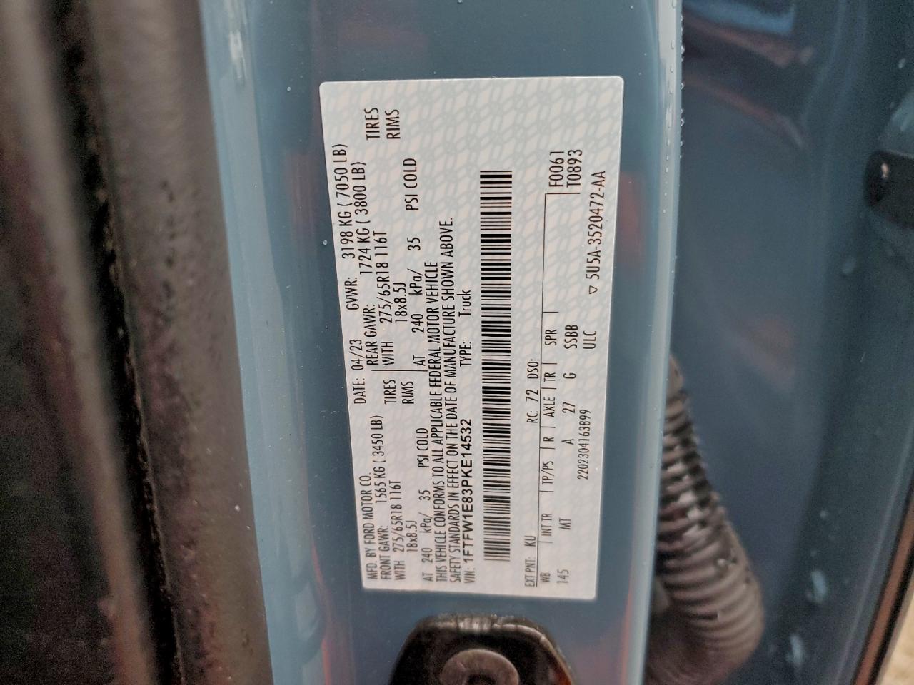 2023 FORD F150 SUPERCREW photo 13