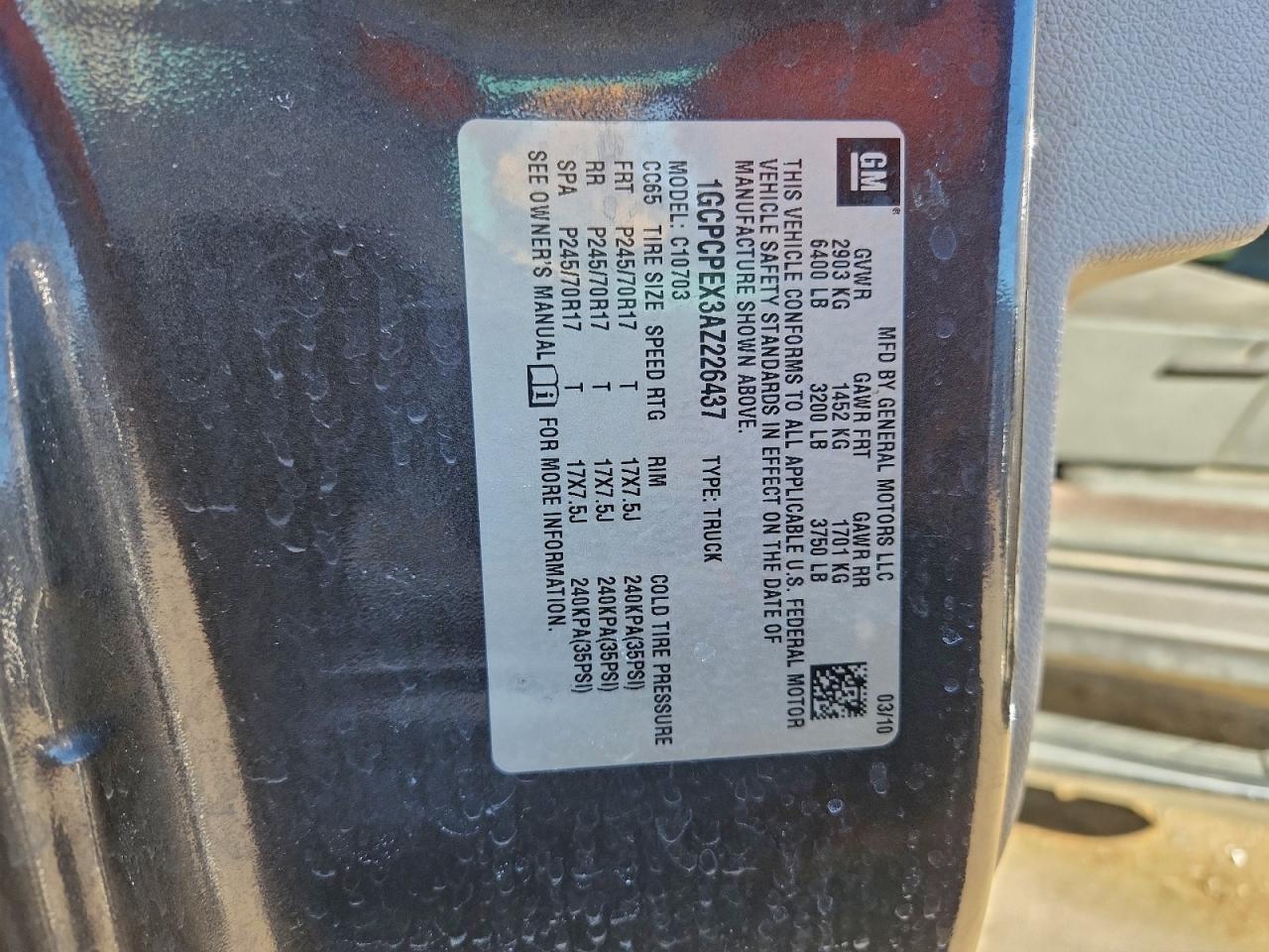 2010 CHEVROLET SILVERADO C1500 photo 12