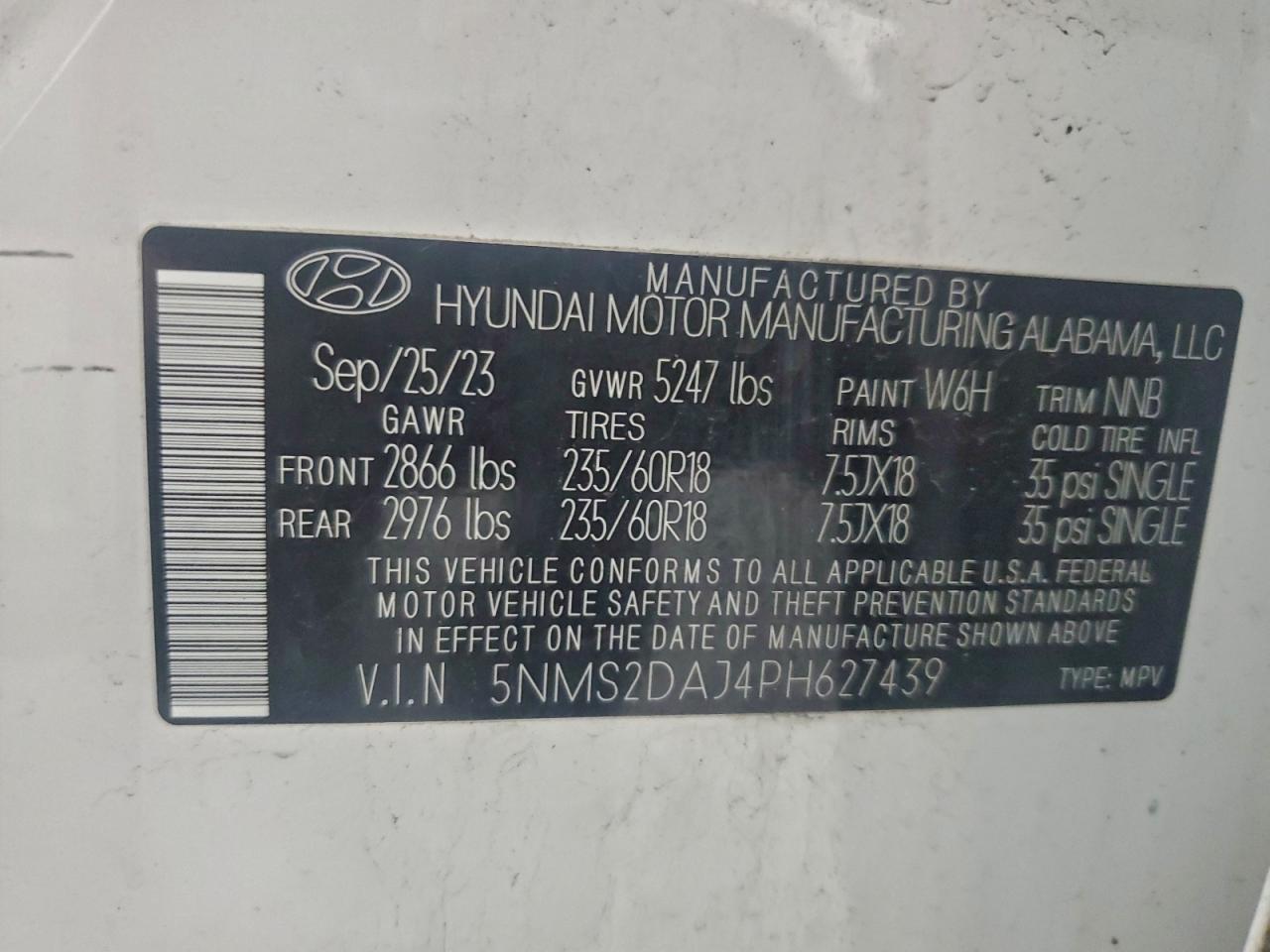 2023 HYUNDAI SANTA FE SEL photo 27