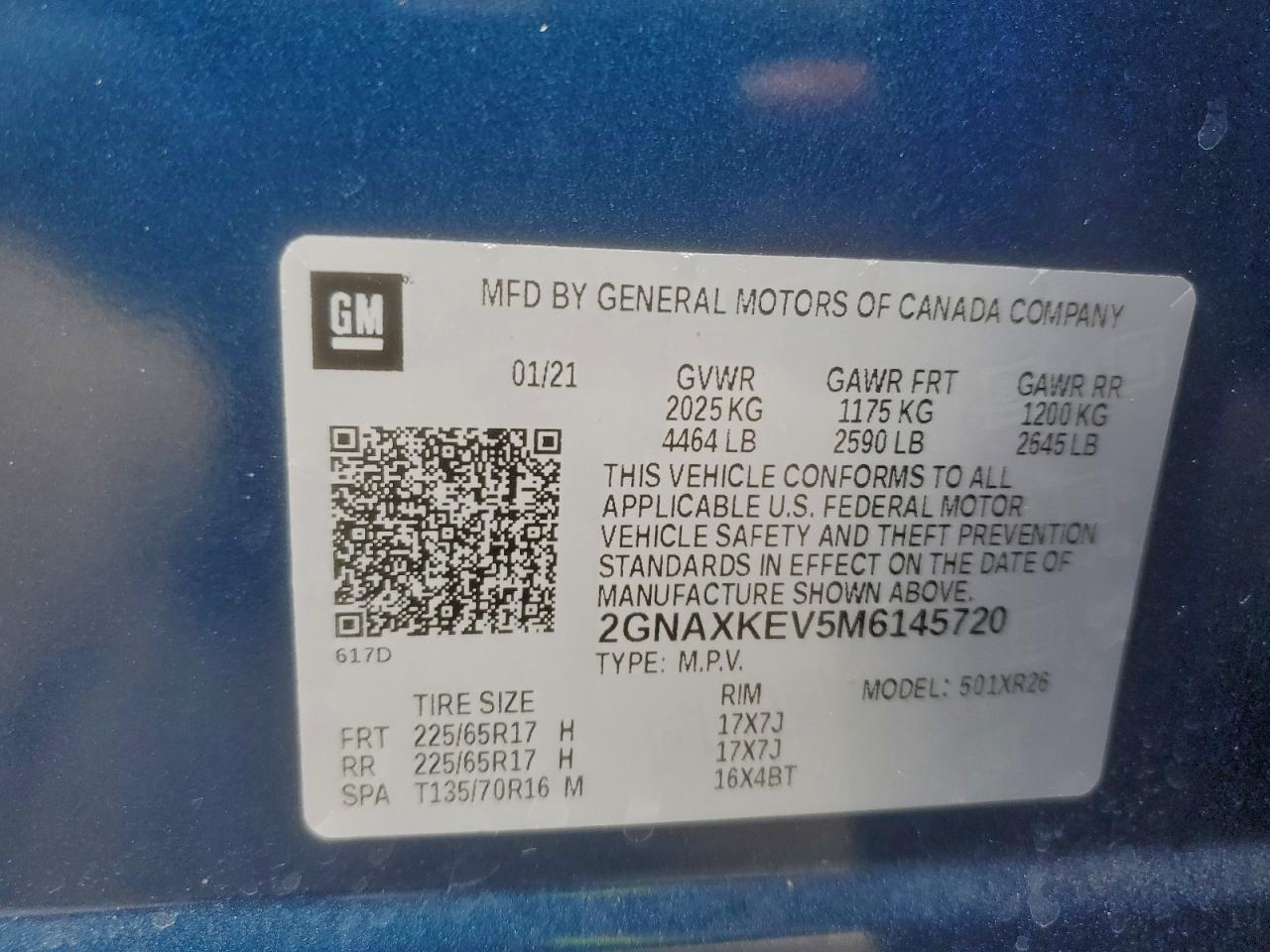 2021 CHEVROLET EQUINOX LT photo 13