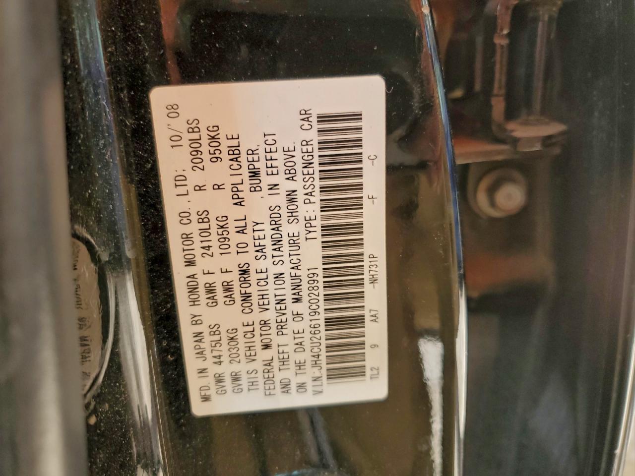 2009 ACURA TSX photo 13
