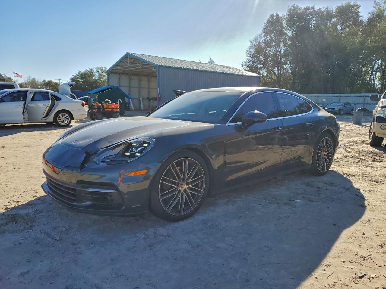 2018 PORSCHE PANAMERA 4S — FRONT END damage — photo 1