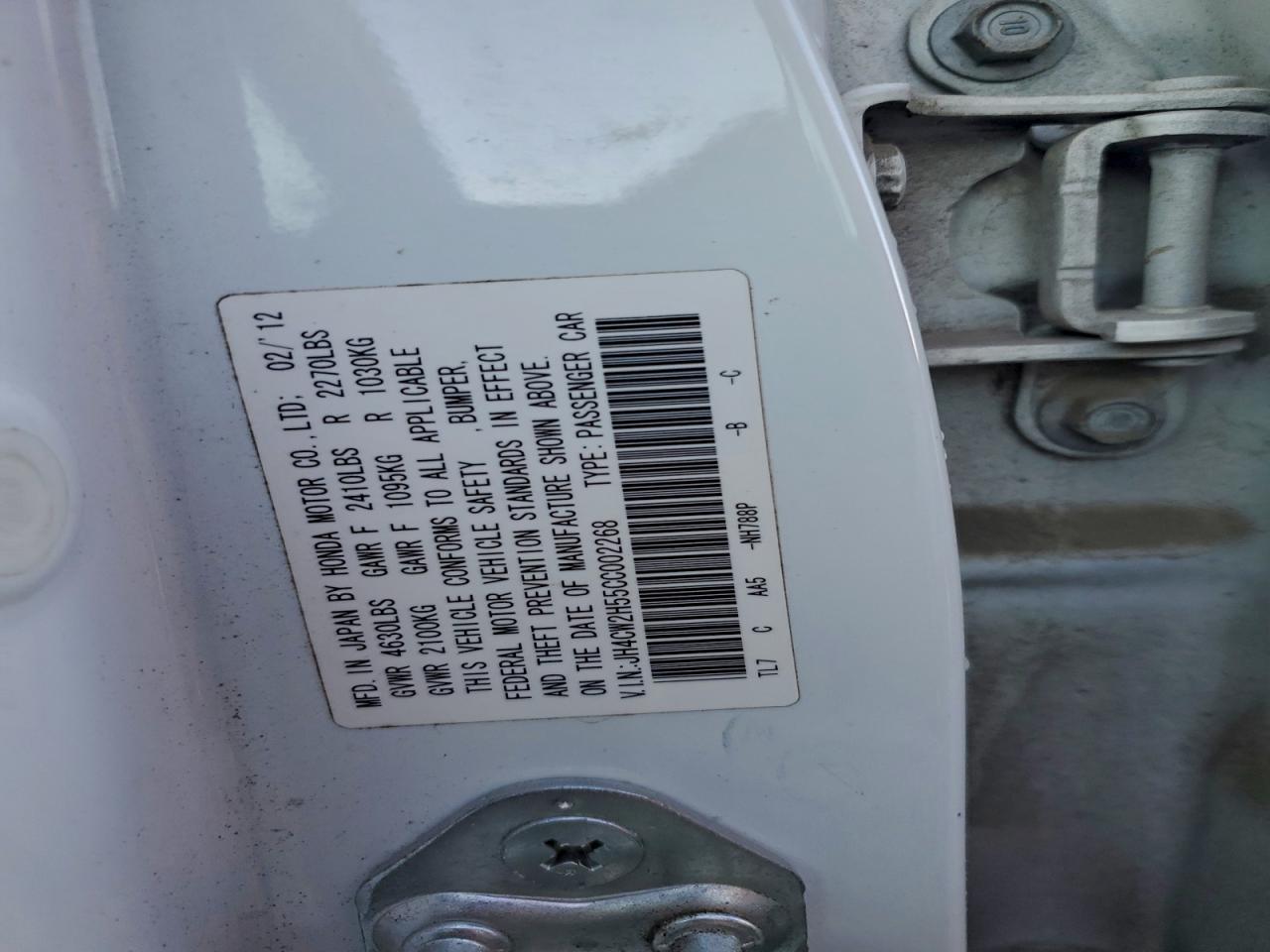 2012 ACURA TSX photo 12