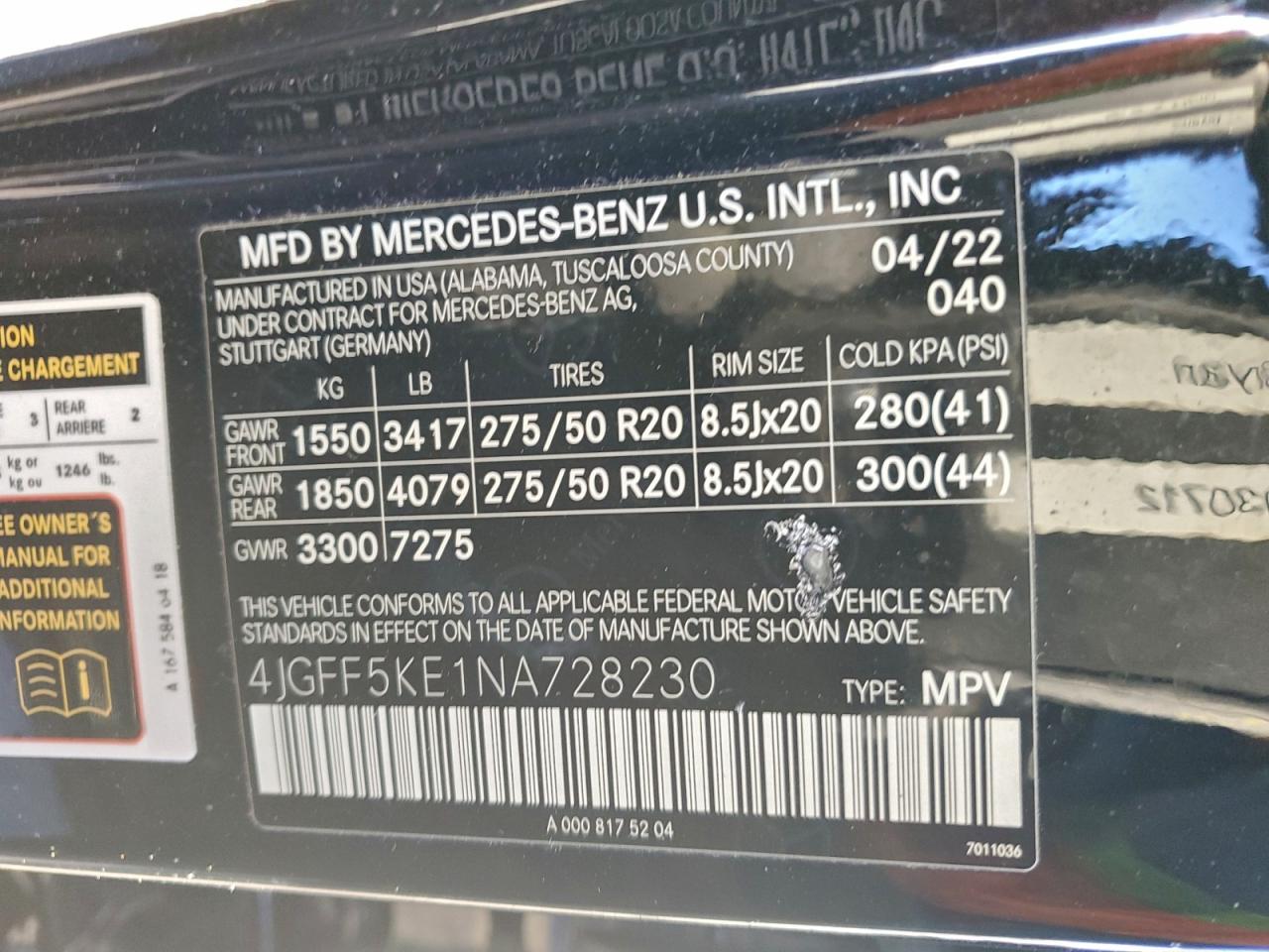 2022 MERCEDES-BENZ GLS 450 4MATIC photo 14