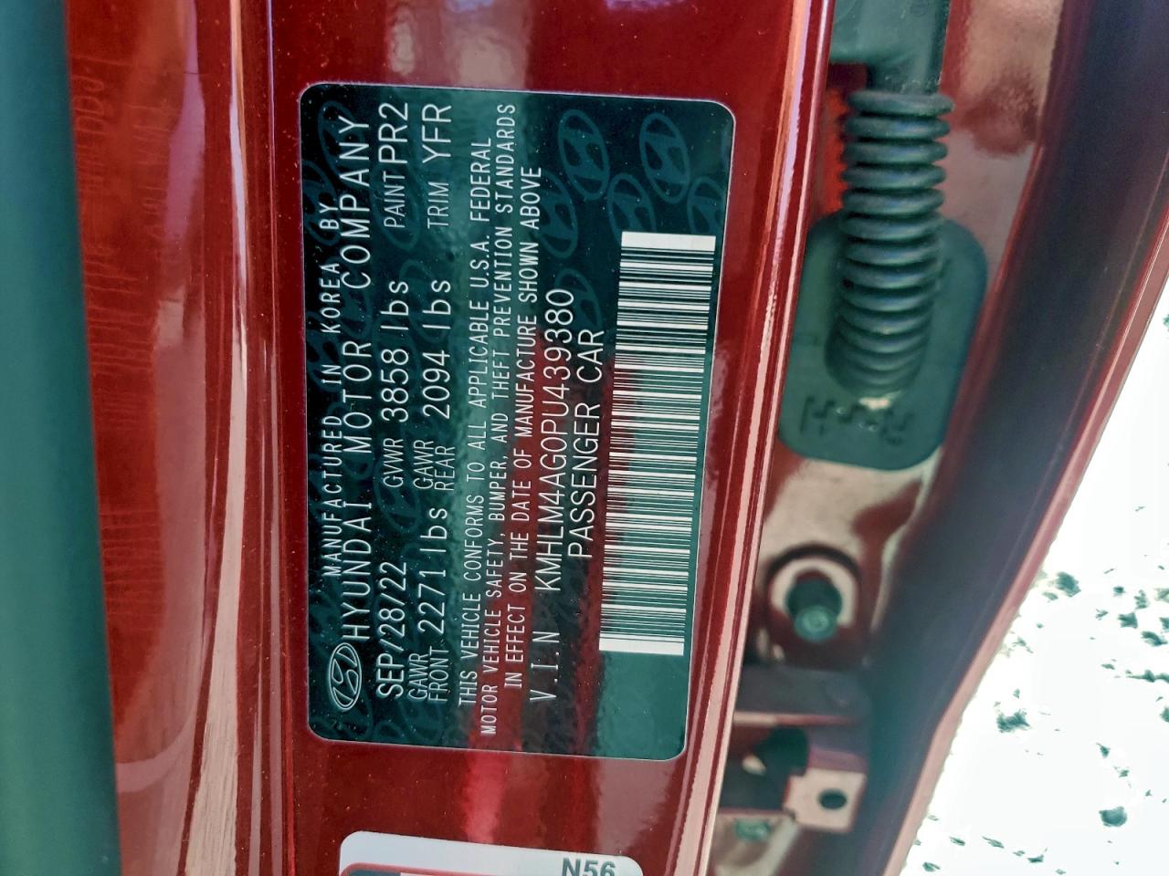 2023 HYUNDAI ELANTRA SEL photo 23