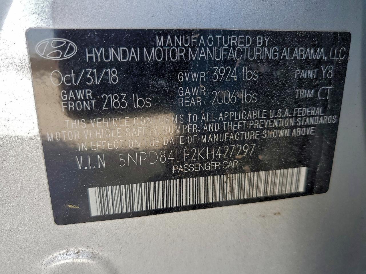 2019 HYUNDAI ELANTRA SEL photo 23