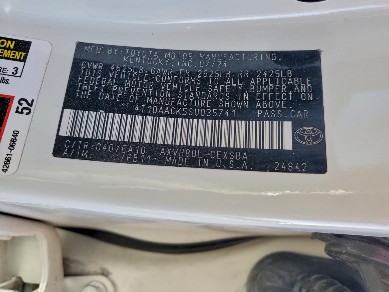 2025 TOYOTA CAMRY XSE photo 34