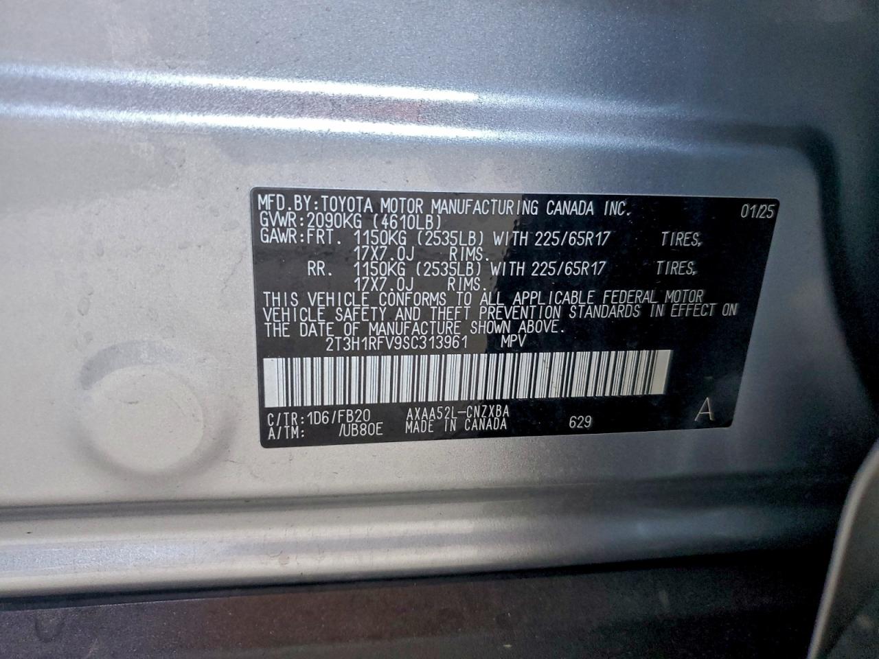 2025 TOYOTA RAV4 LE photo 27