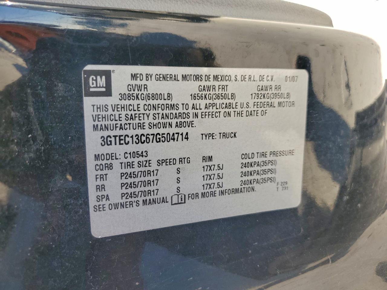 2007 GMC NEW SIERRA C1500 photo 23