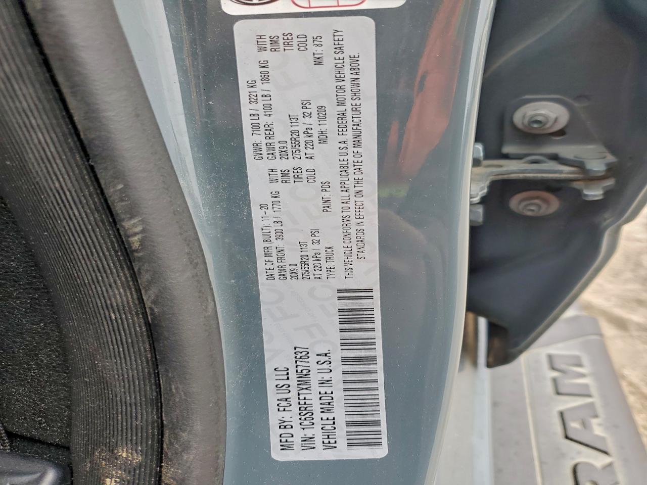 2021 RAM 1500 BIG HORN/LONE STAR photo 12