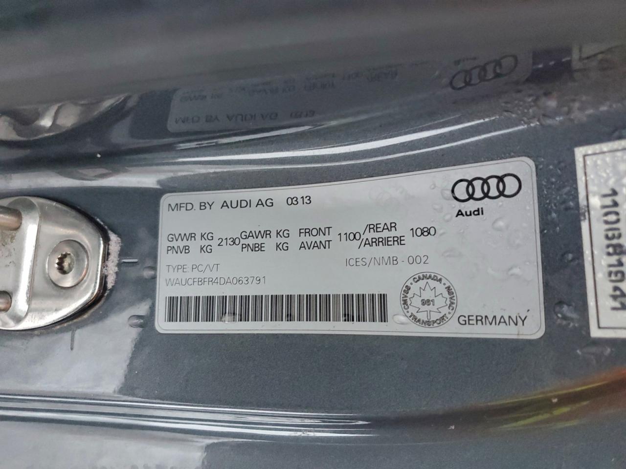 2013 AUDI A5 PREMIUM photo 12