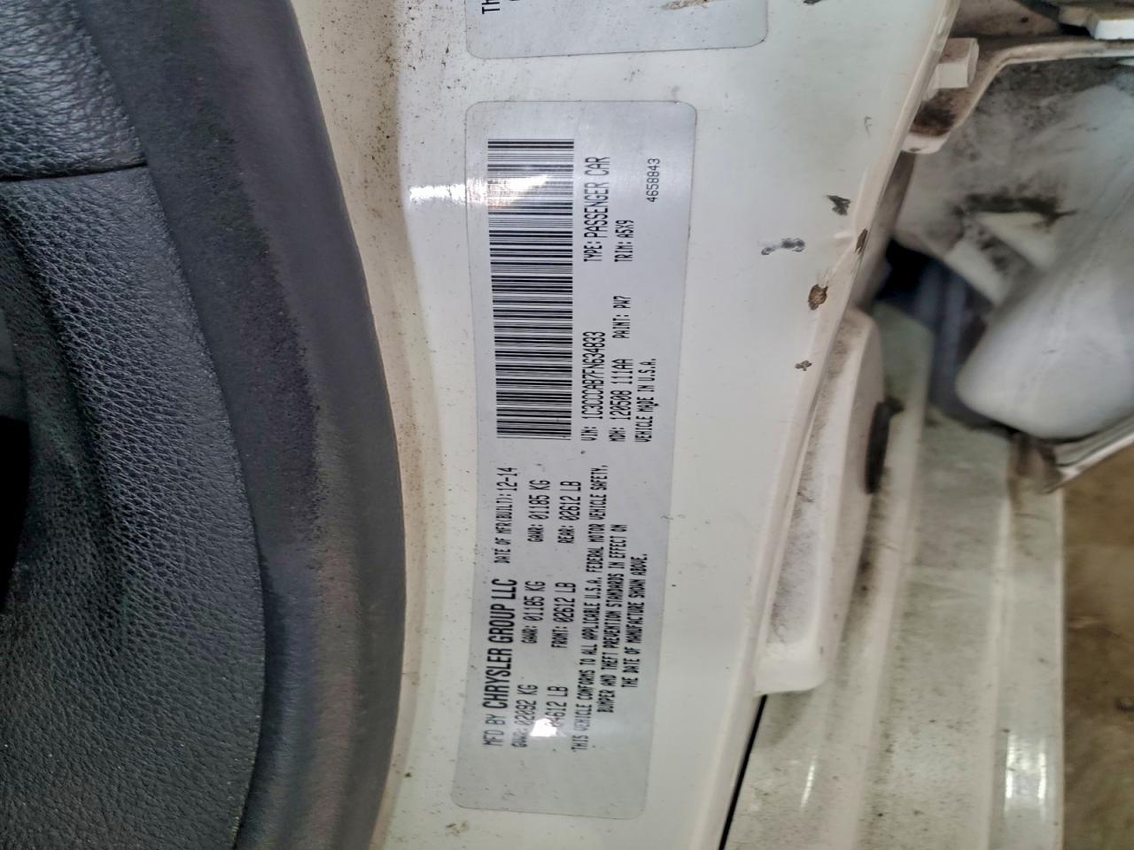 2015 CHRYSLER 200 LIMITED photo 12
