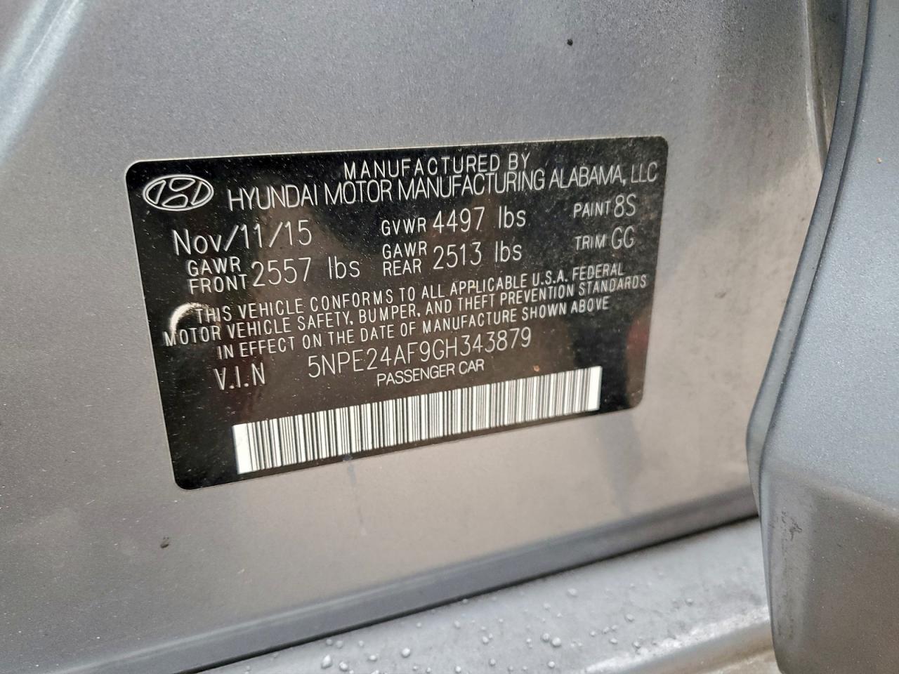 2016 HYUNDAI SONATA SE photo 12