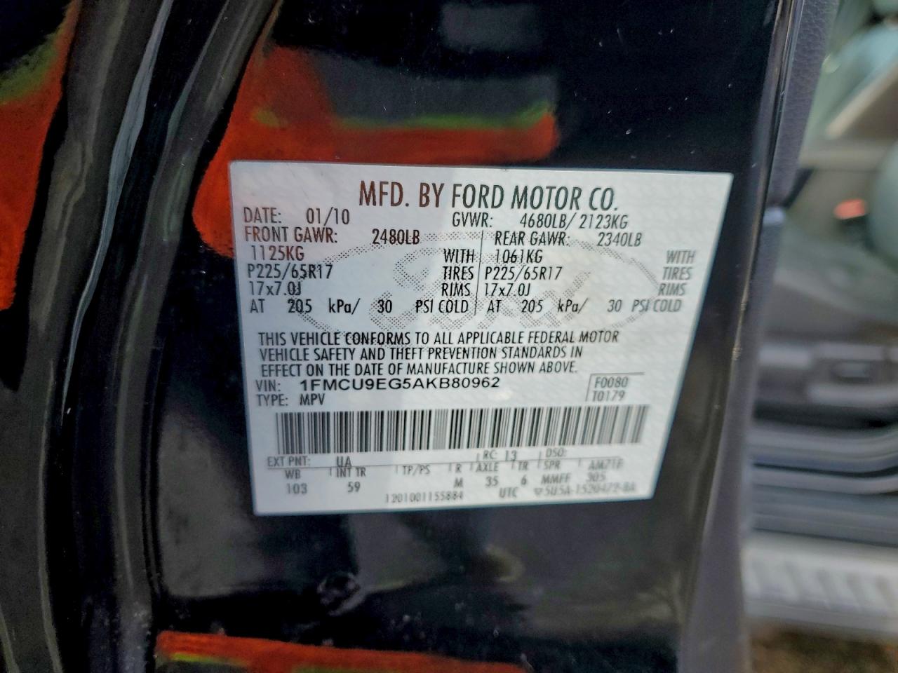 2010 FORD ESCAPE LIMITED photo 13