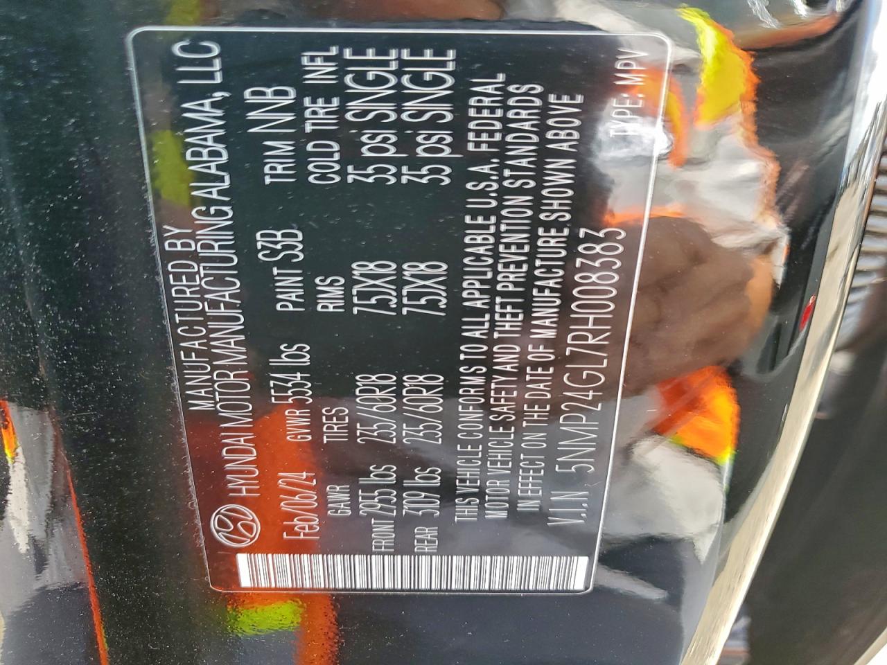 2024 HYUNDAI SANTA FE SEL photo 13
