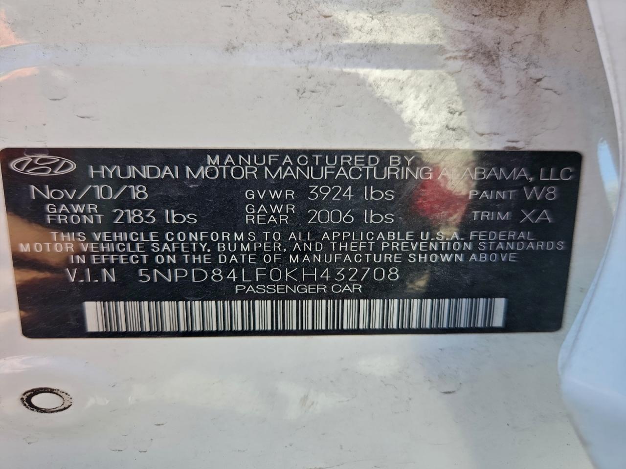 2019 HYUNDAI ELANTRA SEL photo 12