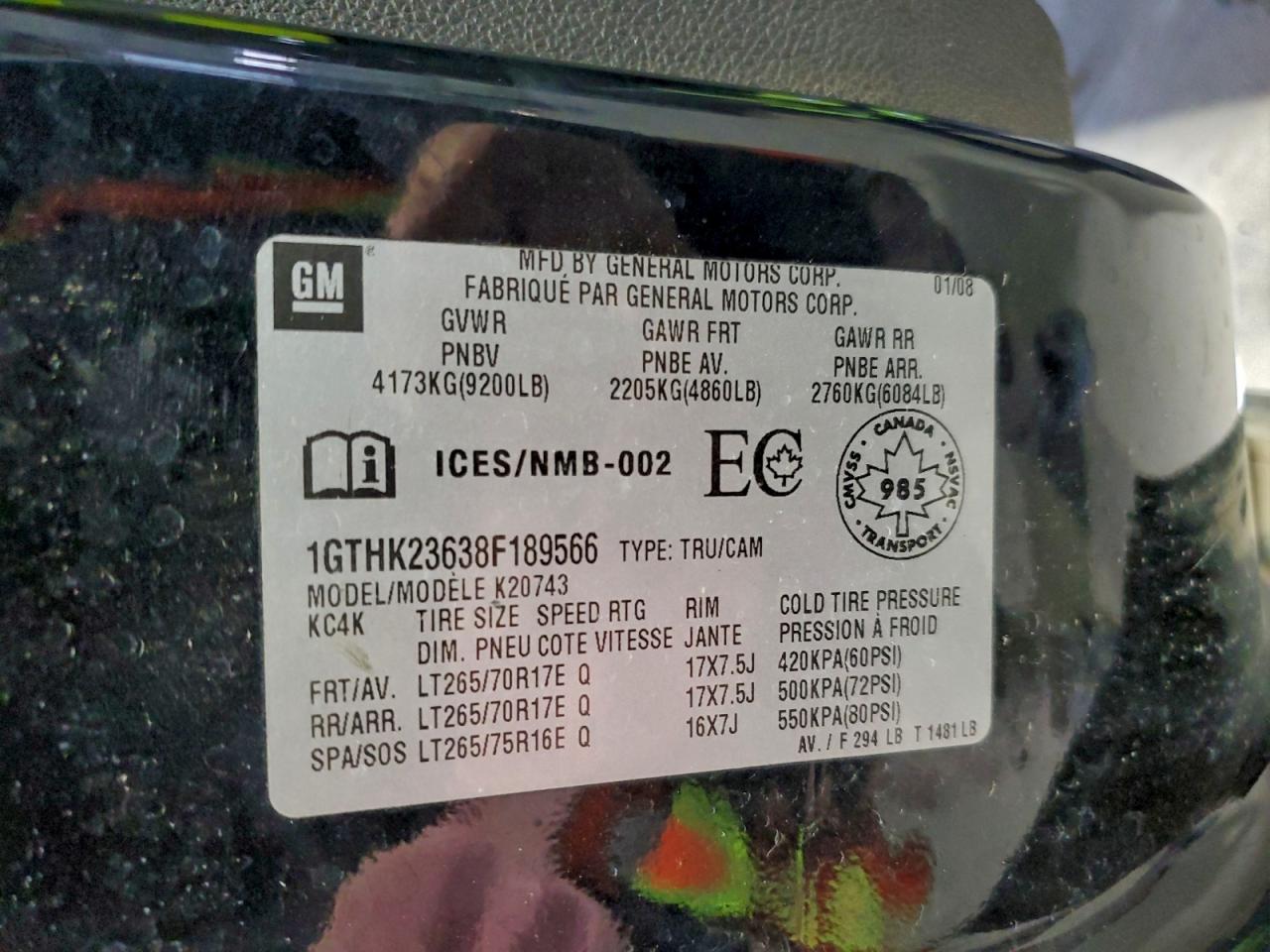 2008 GMC SIERRA K2500 HEAVY DUTY photo 12