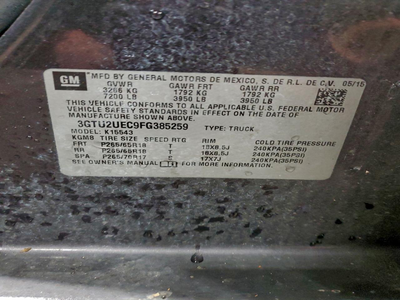 2015 GMC SIERRA K1500 SLE photo 23