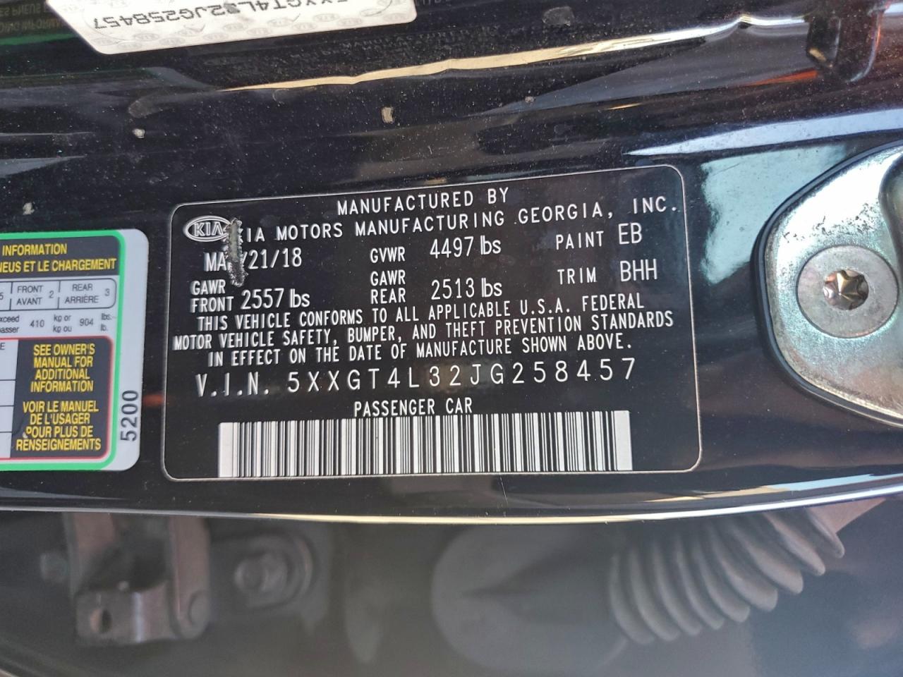 2018 KIA OPTIMA LX photo 12