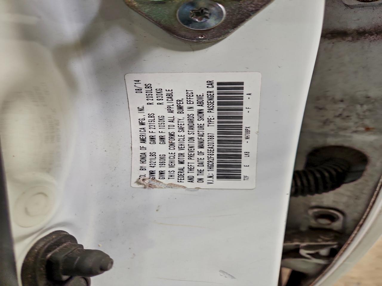 2014 HONDA ACCORD EXL photo 13