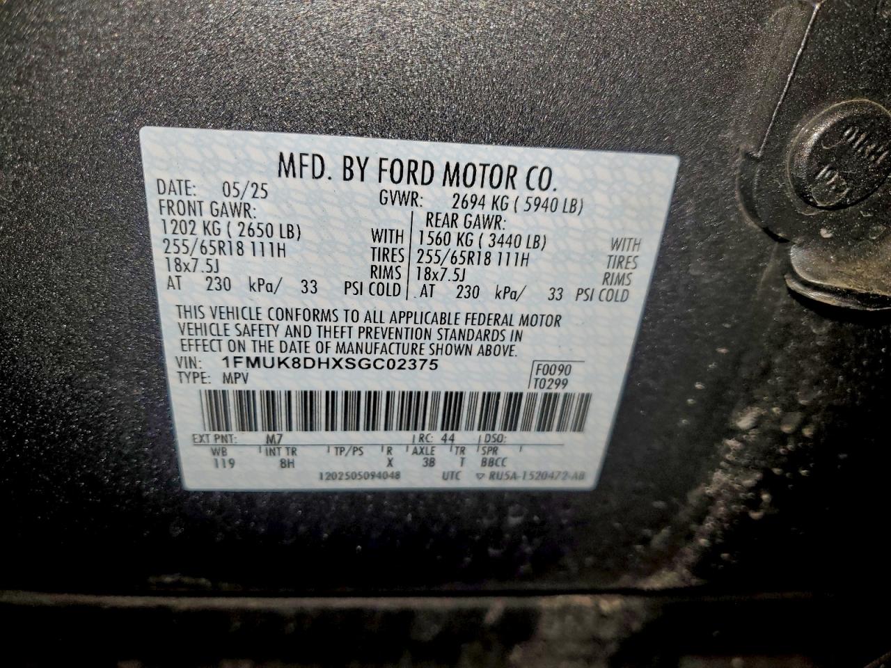 2025 FORD EXPLORER ACTIVE photo 13