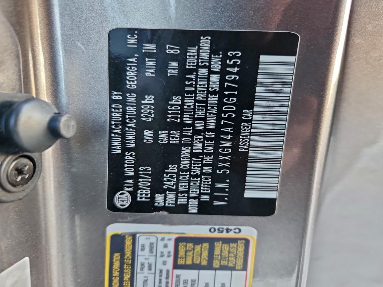 2013 KIA OPTIMA LX photo 13
