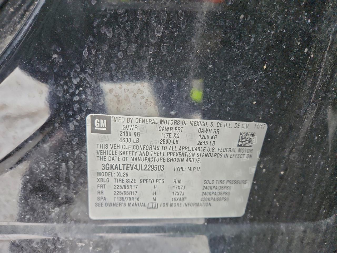 2018 GMC TERRAIN SLE photo 14