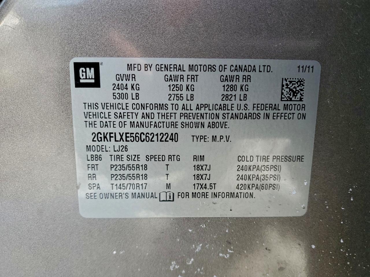 2012 GMC TERRAIN SLT photo 13